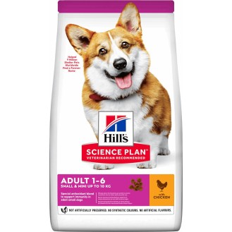 Hill's Science Plan Puppy <1 Small & Mini 10kg Dry Food for Small Breed Puppies with Chicken