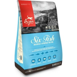 Orijen Six Fish Grain Free Dry Dog Food for All Breeds with Fish 2kg
