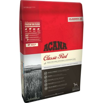 Acana Classic Red Grain Free Dry Dog Food for All Breeds with Lamb, Beef and Pork 9.7kg