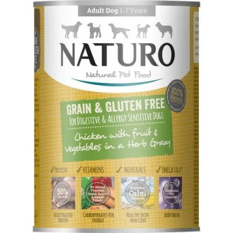 Naturo Grain & Gluten Free Chicken / Vegetables / Sweet Potato 390gr