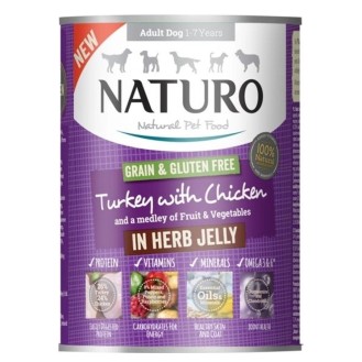 Naturo Grain & Gluten Free Turkey / Chicken 390gr