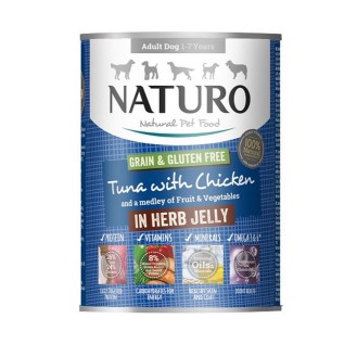 Naturo-Grain Free Tuna, Chicken, Fruits & Veggies 390gr