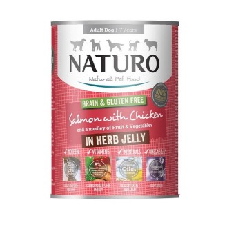 Naturo-Grain Free Salmon, Chicken, Fruits & Veggies 390gr