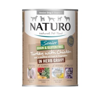 Naturo-Grain Free Senior Turkey,Chicken, Fruits 390gr