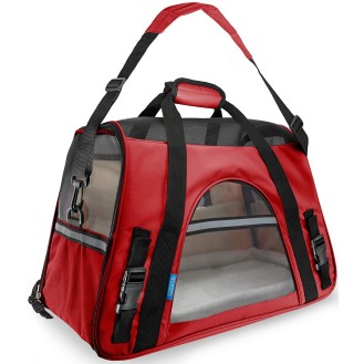 Fly Pet Carrier Red 40x20x26cm