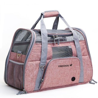 Crossworld Pet Carrier Bag Brown 51x23x35cm