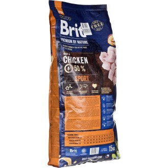 Brit Premium by Nature Sport 15kg Dry Adult Dog Food with Chicken / Vegetables
